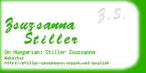 zsuzsanna stiller business card